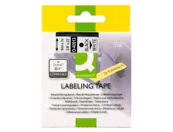 Ruban titreuse q-connect 1000 noir-blanc 9mm x 7mt d2 0-40913