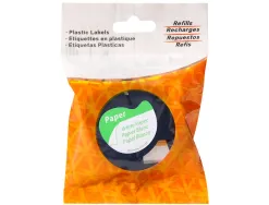 Ruban titreuse q-connect 12mm x 4 mt noir-blanc support papier letratag 091200