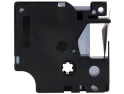 Ruban titreuse q-connect mk-221 blanc-noir 9mm x 8 mt compatible brother