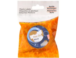 Ruban titreuse q-connect 12mm x 2 mt noir-blanc support polyester letratag 018769