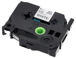 Ruban titreuse q-connect tze-211 blanc-noir 6 mm x 8 mt oze-211