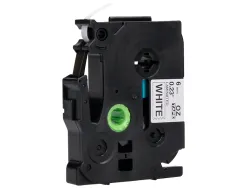 Ruban titreuse q-connect tze-211 blanc-noir 6 mm x 8 mt oze-211