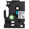 Ruban titreuse q-connect tze-231 blanc-noir 12 mm x 8 mt oze-231