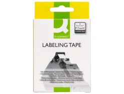 Ruban titreuse q-connect tze-231 blanc-noir 12 mm x 8 mt oze-231