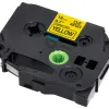 Ruban titreuse q-connect tze-641 jaune-noir 18 mm x 8 mt oze-641
