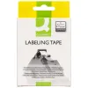 Ruban titreuse q-connect tze-631 jaune-noir 12 mm x 8 mt oze-631