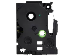 Ruban titreuse q-connect tze-631 jaune-noir 12 mm x 8 mt oze-631