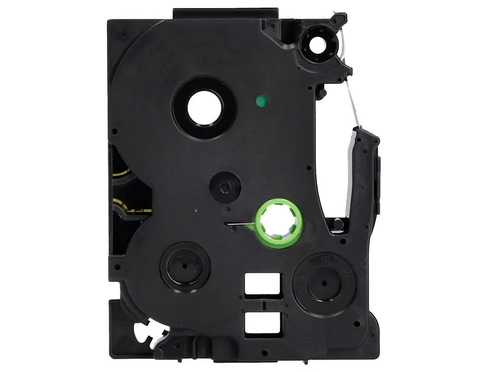 Ruban titreuse q-connect tze-631 jaune-noir 12 mm x 8 mt oze-631