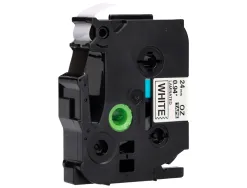 Ruban titreuse q-connect tze-251 blanc-noir 24 mm x 8 mt oze-251