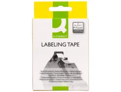 Ruban titreuse q-connect tze-251 blanc-noir 24 mm x 8 mt oze-251