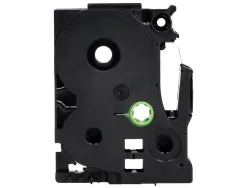 Ruban titreuse q-connect tze-221 blanc-noir 9 mm x 8 mt oze-221