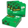 Rubans adhésifs scotch magic 810 format 19 mm x 33 m lot 4