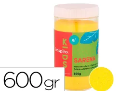 Sable de couleurs jaune 600 gr