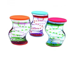 Sablier liquide davinci sablei sensoriel forme s 1 minute et 10 secondes coloris assortis