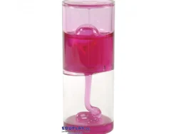 Sablier liquide eduplay sablier dome de lave liquide gelatineux rose duration 7 minutes coloris aleatoire