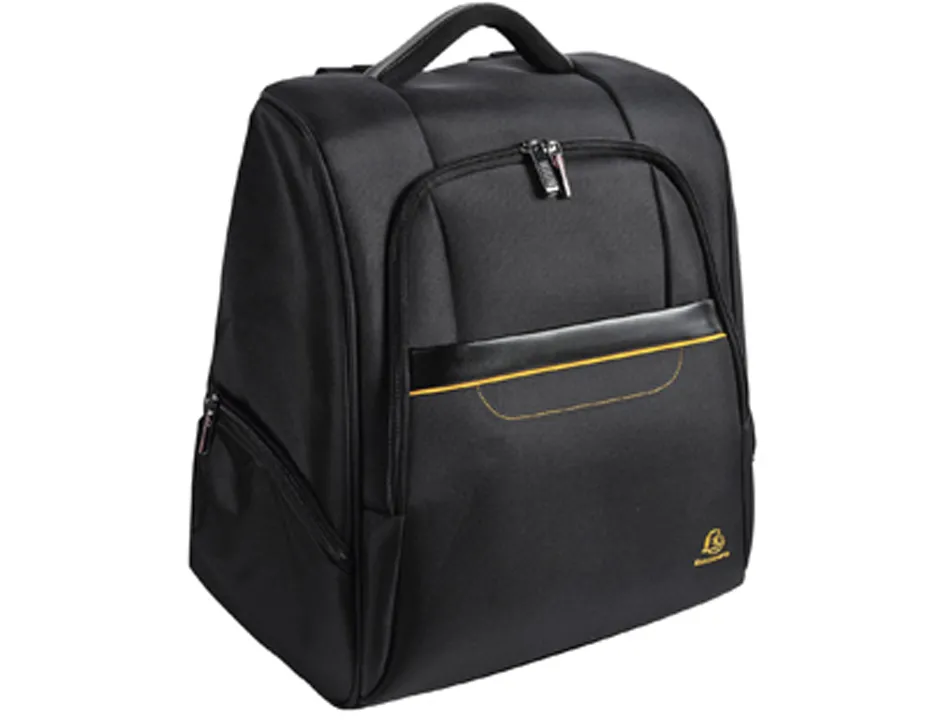 Sac à dos exacompta exactive polyester ordinateur 15,6" 34x46x16cm 1 compartiment renforcé 2 poches coloris noir