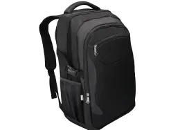 Sac à dos polyester q-connect ordinateur portable 18" 330x470x180mm poche extérieure compartiment intérieur velcro noir