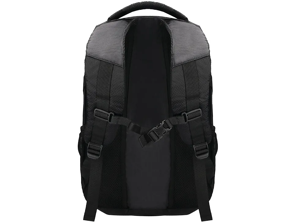 Sac à dos polyester q-connect ordinateur portable 18" 330x470x180mm poche extérieure compartiment intérieur velcro noir