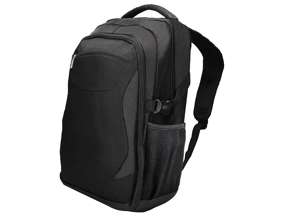 Sac à dos polyester q-connect ordinateur portable 18" 330x470x180mm poche extérieure compartiment intérieur velcro noir