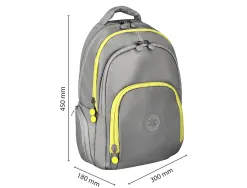 Sac a dos antartik 4 compartiments modele fusion flex 19l 450x180x300mm colorisgris
