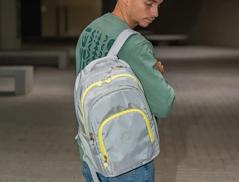 Sac a dos antartik 4 compartiments modele fusion flex 19l 450x180x300mm colorisgris