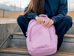 Sac a dos antartik 4 compartiments modele fusion flex 19l 450x180x300mm colorisrose