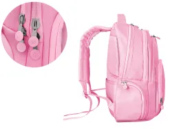 Sac a dos antartik 4 compartiments modele fusion flex 19l 450x180x300mm colorisrose