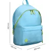 Sac a dos antartik 1 compartiment modele basic pack 420x160x300mm coloris turquoise