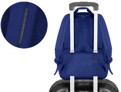 Sac a dos antartik 4 compartiments modele fusion flex 19l 450x180x300mm colorisbleu marine