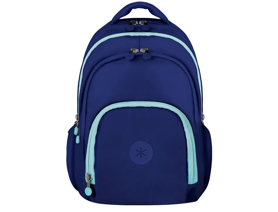 Sac a dos antartik 4 compartiments modele fusion flex 19l 450x180x300mm colorisbleu marine