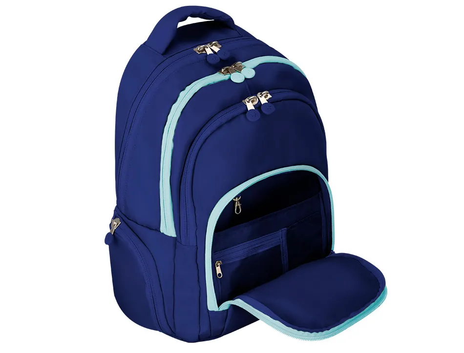 Sac a dos antartik 4 compartiments modele fusion flex 19l 450x180x300mm colorisbleu marine