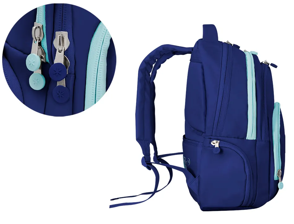 Sac a dos antartik 4 compartiments modele fusion flex 19l 450x180x300mm colorisbleu marine