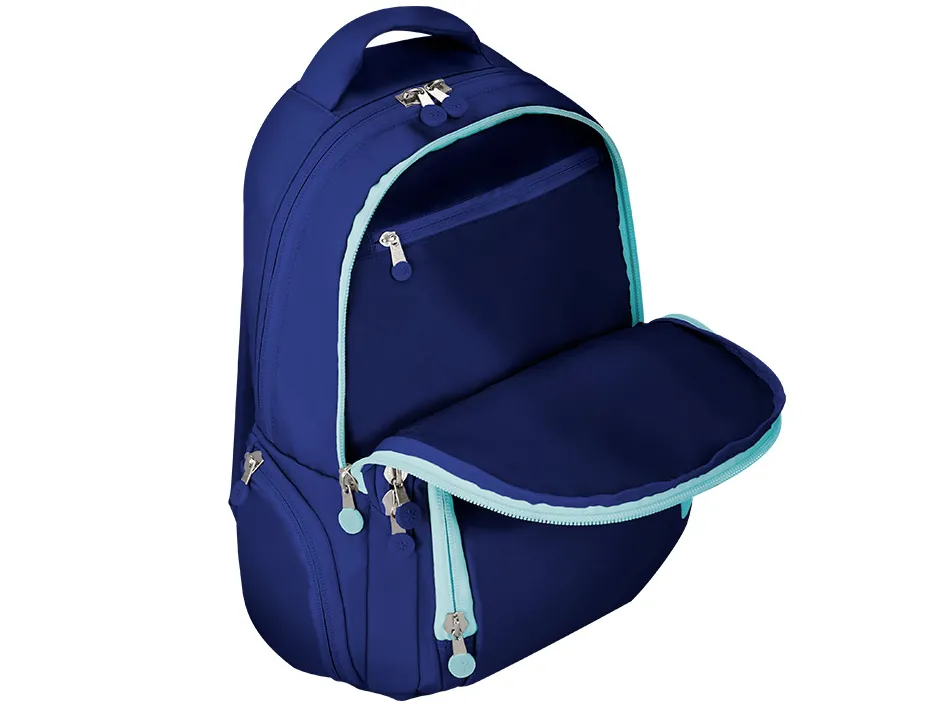 Sac a dos antartik 4 compartiments modele fusion flex 19l 450x180x300mm colorisbleu marine
