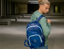 Sac a dos antartik 4 compartiments modele fusion flex 19l 450x180x300mm colorisbleu marine
