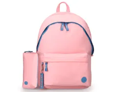 Sac a dos antartik 1 compartiment modele basic pack 420x160x300mm coloris rose
