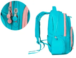 Sac a dos antartik 4 compartiments modele fusion flex 19l 450x180x300mm coloristurquoise