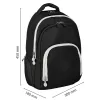 Sac a dos antartik 4 compartiments modele fusion flex 19l 450x180x300mm colorisnoir