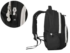 Sac a dos antartik 4 compartiments modele fusion flex 19l 450x180x300mm colorisnoir