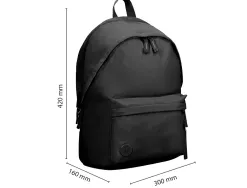 Sac a dos antartik 1 compartiment modele basic pack 20l 420x160x300mm coloris noir