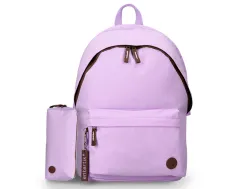 Sac a dos antartik 1 compartiment modele basic pack 20l 420x160x300mm coloris lilas