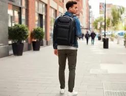 Sac a dos antartik blok 4 compartiments 25l 460x200x320 mm coloris noir