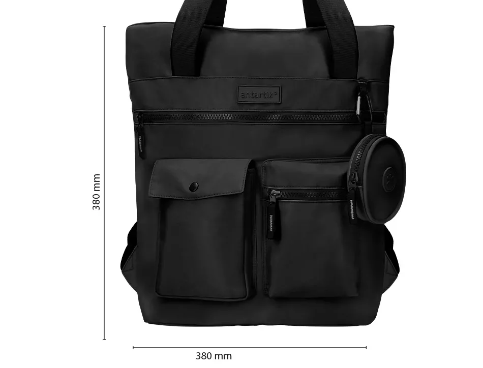 Sac a dos antartik flip bag rembourre pour ordinateur 400x120x390mm coloris noir