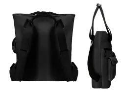 Sac a dos antartik flip bag rembourre pour ordinateur 400x120x390mm coloris noir