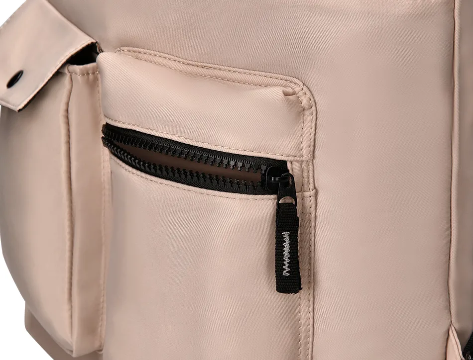 Sac a dos antartik flip bag rembourre pour ordinateur 400x120x390mm coloris beige clair