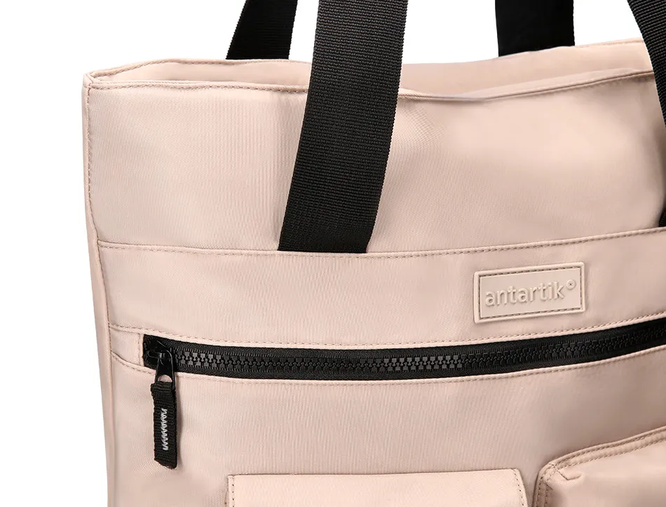 Sac a dos antartik flip bag rembourre pour ordinateur 400x120x390mm coloris beige clair