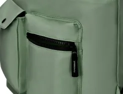 Sac a dos antartik flip bag rembourre pour ordinateur 400x120x390mm coloris vert de gris