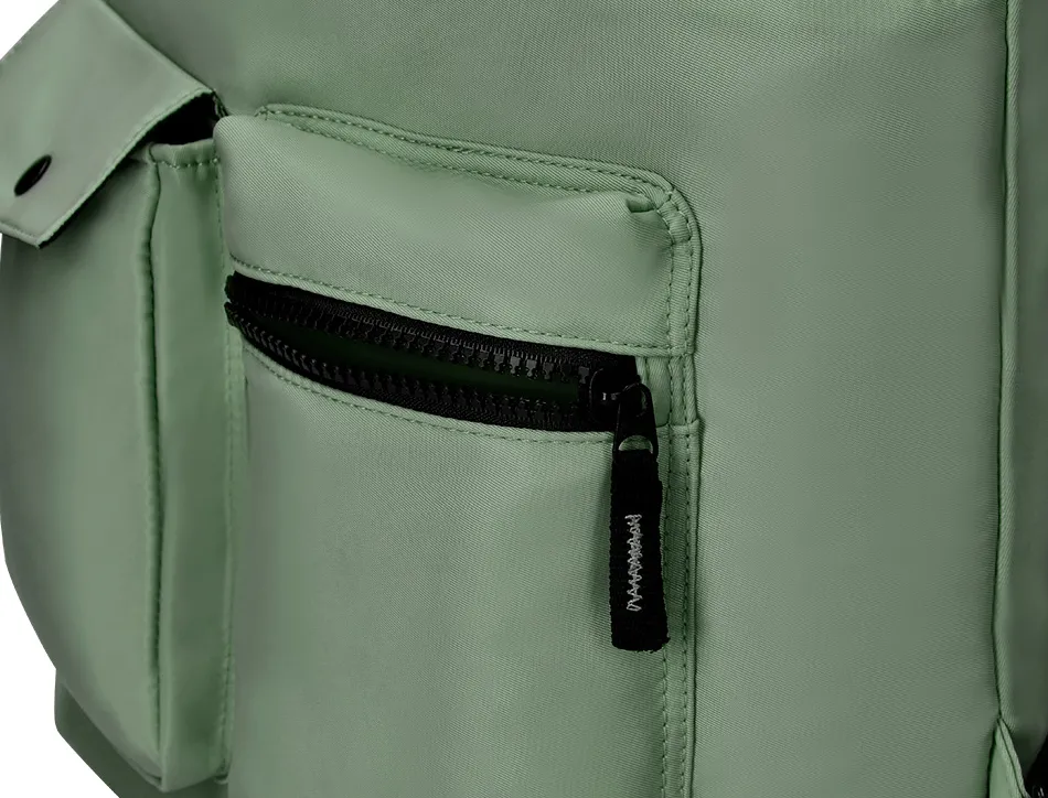 Sac a dos antartik flip bag rembourre pour ordinateur 400x120x390mm coloris vert de gris