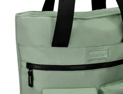 Sac a dos antartik flip bag rembourre pour ordinateur 400x120x390mm coloris vert de gris