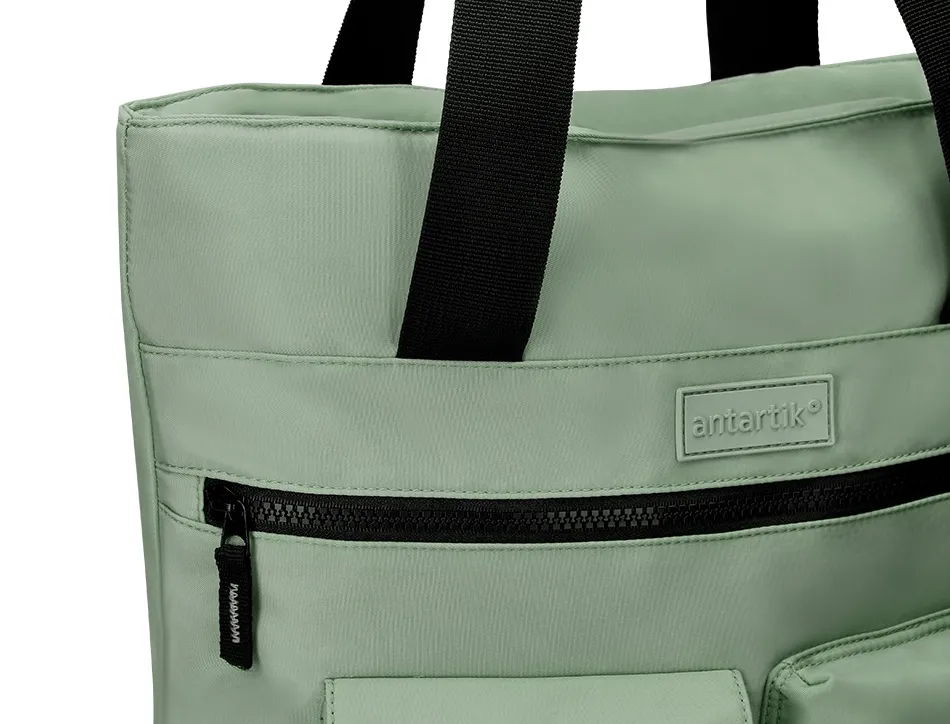 Sac a dos antartik flip bag rembourre pour ordinateur 400x120x390mm coloris vert de gris