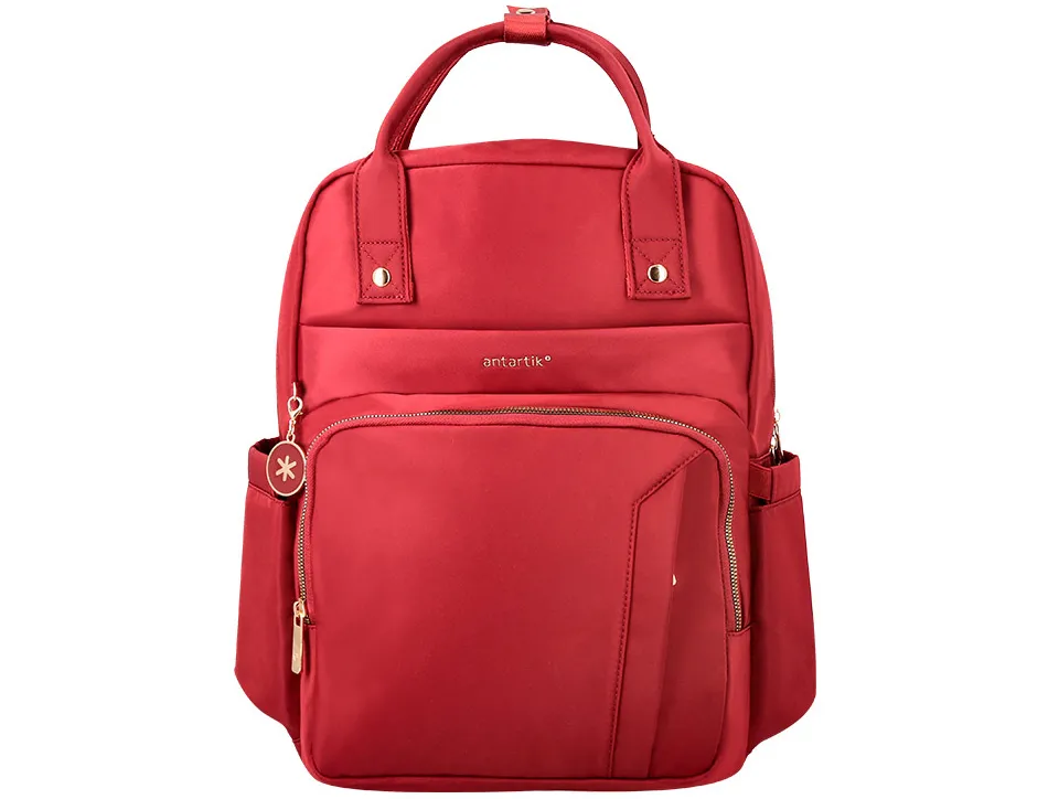 Sac a dos antartik nova 4 compartiments 23l 410x180x320 mm coloris vin rouge